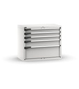Cassettiera Master con 5 cassetti 3x100 1x150 1x300 – H 850 mm