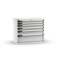 Cassettiera Master con 6 cassetti 2x75 2x100 1x150 1x250 – H 850 mm