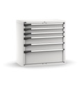 Cassettiera Master con 6 cassetti 3x100 2x150 1x300 – H 1000 mm