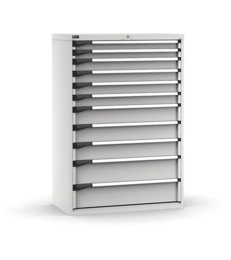 Master drawer cabinet with 11 drawers 2x75 4x100 3x150 2x200 – H 1500 mm