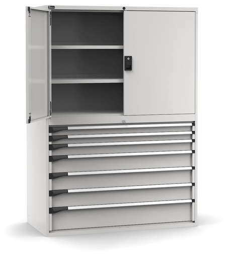 Master drawer cabinet with doors and 7 drawers 2xPR 2x75 1x100 3x150 1x200 – H 2000 mm – 78×36 EH