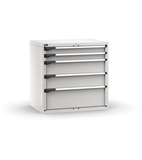 Master drawer cabinet with 5 drawers 2x100 2x200 1x300 – H 1000 mm