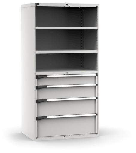 Master drawer cabinet with 4 drawers 2xPF 1x150 1x200 1x250 1x300 – H 2000 mm