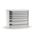 Cassettiera Master con 7 cassetti 2x75 2x100 1x150 2x200 – H 1000 mm