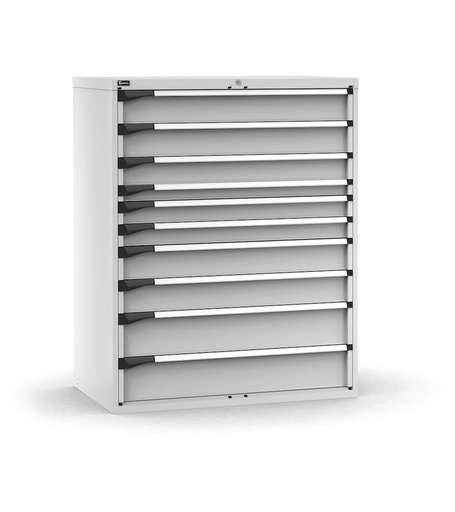 Master drawer cabinet with 10 drawers 2x150 1x125 1x75 2x100 2x150 2x200 – H 1500 mm