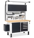 Banco da lavoro regolabile BR, MASTERBR1507, L150 cm