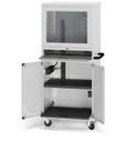 Armadio porta PC con ruote, L807 x P654 x H1688 mm, STANDARDCS01