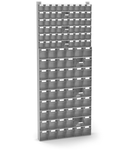 Rayonnage avec 108 tiroirs Visual Box