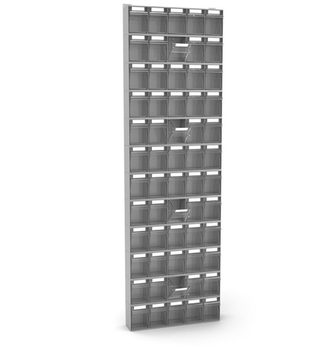 Rayonnage avec 60 tiroirs Visual Box