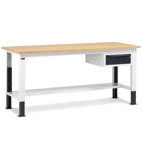 Work Up workbench 200 cm with 1 drawer cabinet with 1 drawer