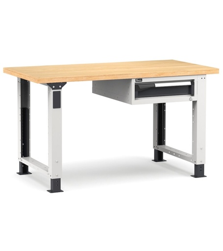 Work Master workbench with 1 drawer 1x100 – H 765/1115 mm