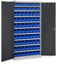 Armadio con porte a battente con 68 contenitori RK Box Air Perfom – H 2000 mm