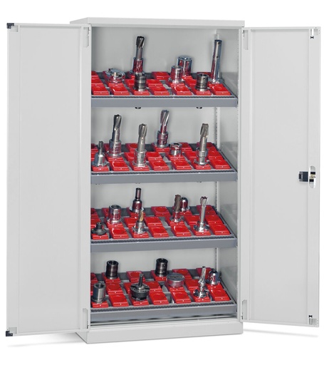Armario portaherramientas NC con 60 soportes portaherramientas HSK A63-B80