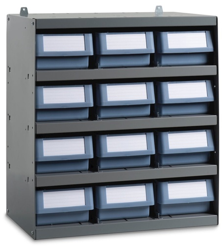 Rayonnage avec 12 caisses RK Box Classic – H 545 mm