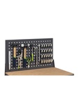 Pannello forato per carrello portautensili, L790 x P42 x H620 mm