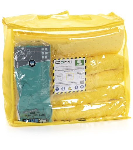 Spill kit for chemical products