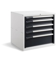 Armadio L=713 mm con 5 cassetti 1x75 3x100 1x200 Master – H 669 mm