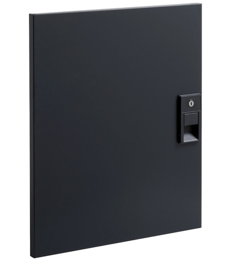 Work Master Dark Grey full left-hand door H=600 mm with handle