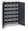 Armadio con porte a battente con 24 contenitori Picking Box Air – H 1001 mm