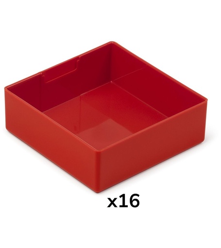 Divider box kit for drawer cabinet with front height H=75 mm – H 52 mm