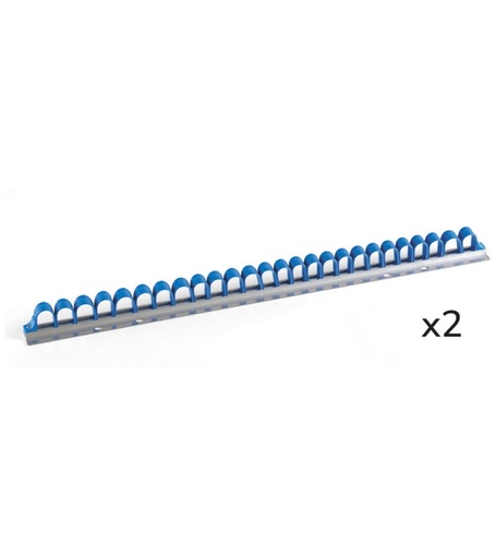 Kit of 2 tool organisers for workshop drawer cabinet, W600 x D29 x H31 mm