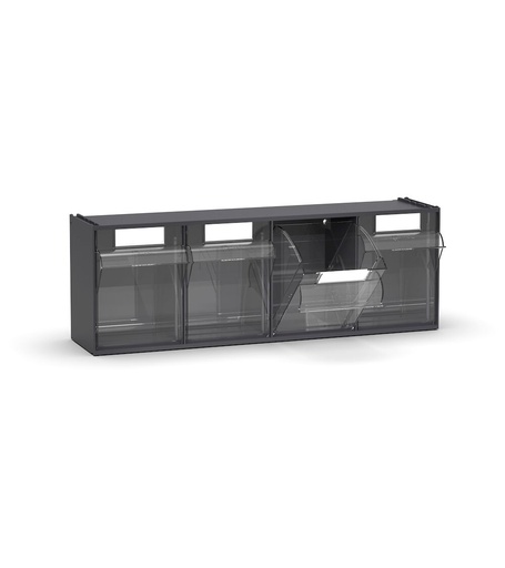 Small parts drawer unit with 4 drawers – H 206 mm