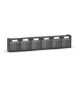 Cassettiera per minuteria con 6 cassetti – H 112 mm