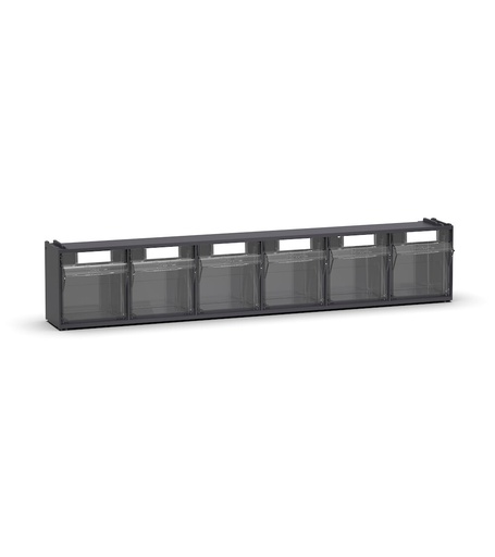 Small parts drawer unit with 6 drawers – H 112 mm